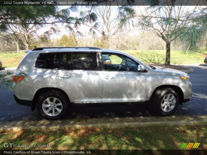Classic Silver Metallic / Ash 2012 Toyota Highlander V6 4WD