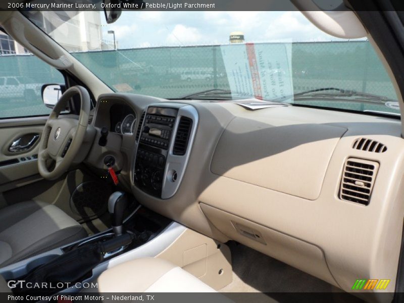 Oxford White / Pebble/Light Parchment 2006 Mercury Mariner Luxury
