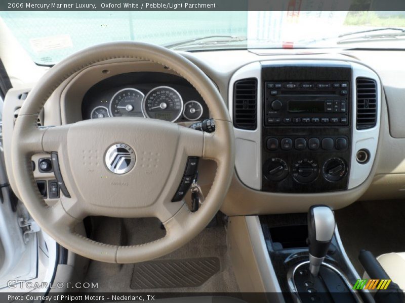 Oxford White / Pebble/Light Parchment 2006 Mercury Mariner Luxury