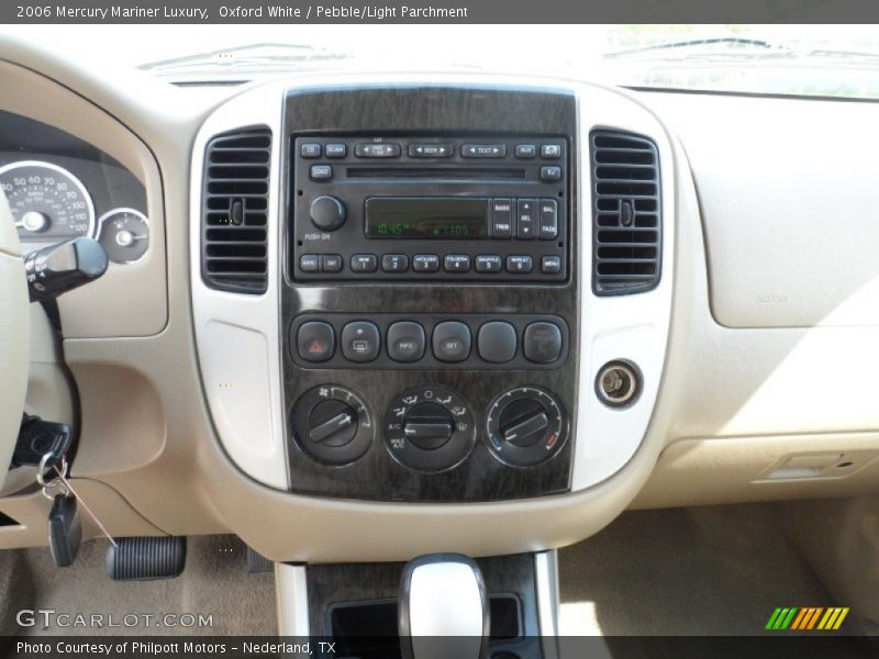 Controls of 2006 Mariner Luxury