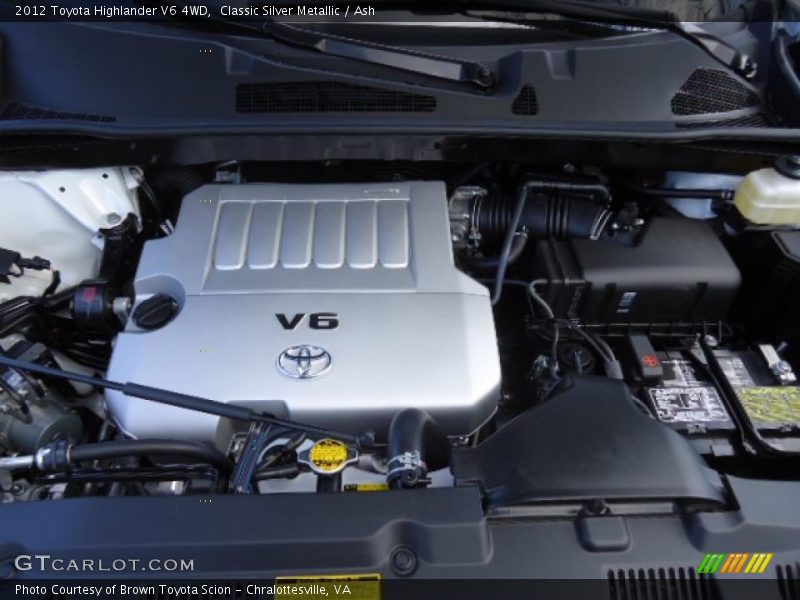 Classic Silver Metallic / Ash 2012 Toyota Highlander V6 4WD