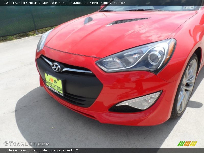 Tsukuba Red / Red Leather/Red Cloth 2013 Hyundai Genesis Coupe 3.8 R-Spec