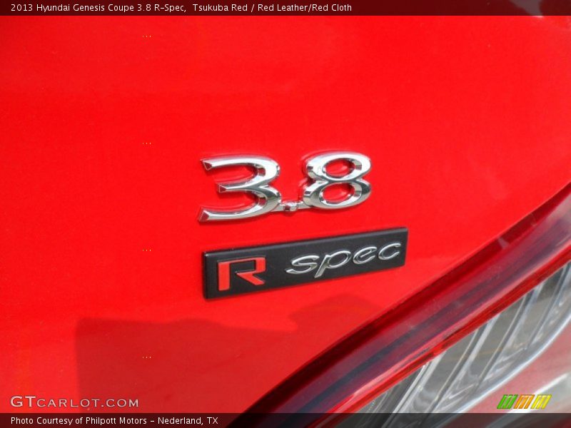  2013 Genesis Coupe 3.8 R-Spec Logo