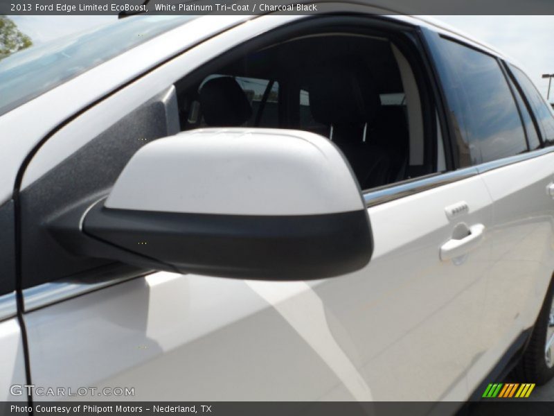 White Platinum Tri-Coat / Charcoal Black 2013 Ford Edge Limited EcoBoost