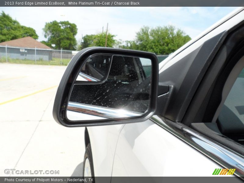 White Platinum Tri-Coat / Charcoal Black 2013 Ford Edge Limited EcoBoost