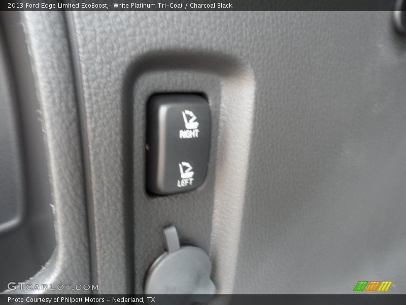 White Platinum Tri-Coat / Charcoal Black 2013 Ford Edge Limited EcoBoost