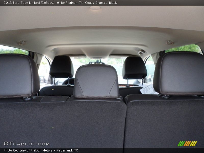 White Platinum Tri-Coat / Charcoal Black 2013 Ford Edge Limited EcoBoost