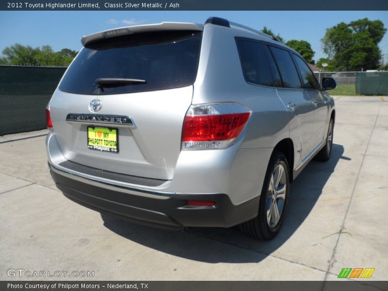 Classic Silver Metallic / Ash 2012 Toyota Highlander Limited