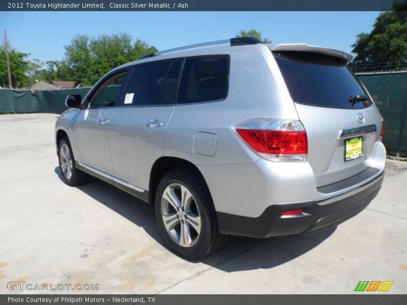 Classic Silver Metallic / Ash 2012 Toyota Highlander Limited