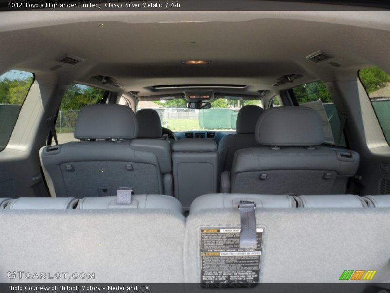 Classic Silver Metallic / Ash 2012 Toyota Highlander Limited