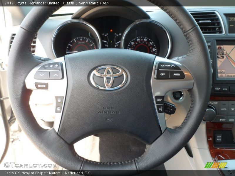 Classic Silver Metallic / Ash 2012 Toyota Highlander Limited