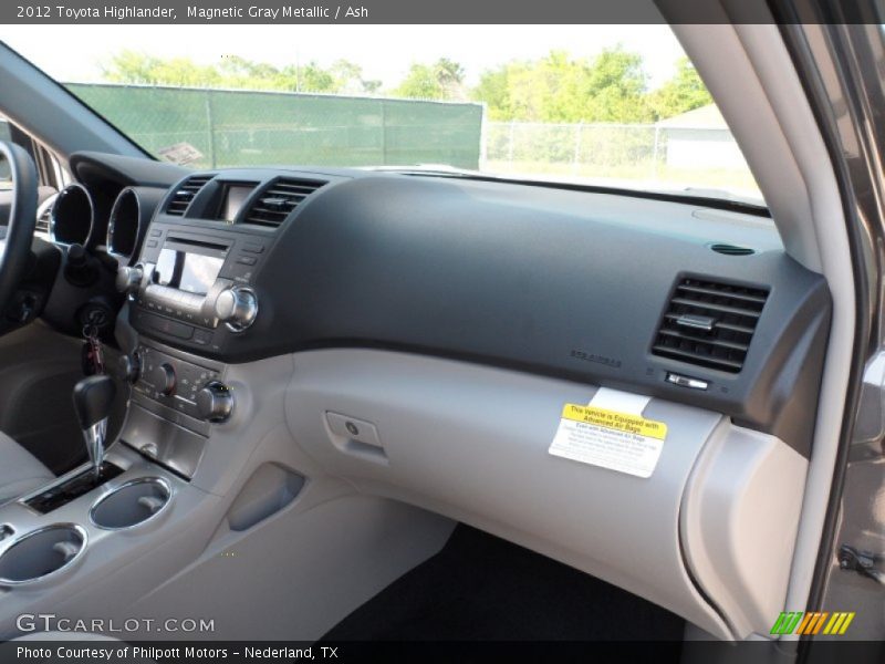 Magnetic Gray Metallic / Ash 2012 Toyota Highlander