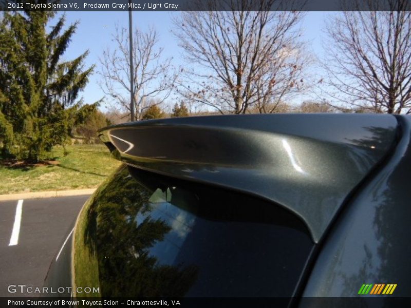 Predawn Gray Mica / Light Gray 2012 Toyota Sienna V6