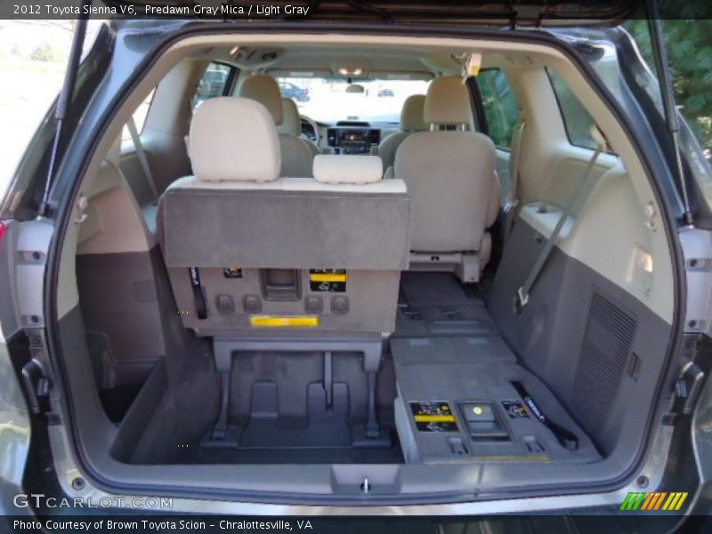 Predawn Gray Mica / Light Gray 2012 Toyota Sienna V6