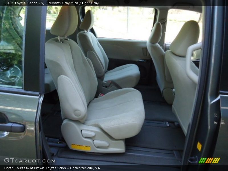 Predawn Gray Mica / Light Gray 2012 Toyota Sienna V6