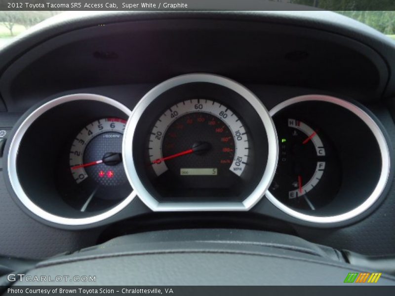 Super White / Graphite 2012 Toyota Tacoma SR5 Access Cab
