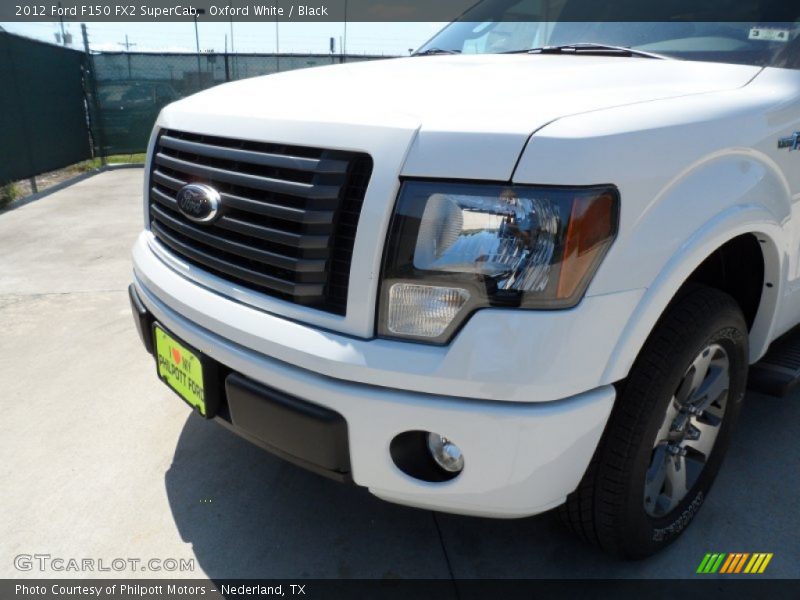 Oxford White / Black 2012 Ford F150 FX2 SuperCab
