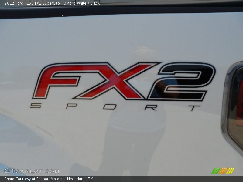 Oxford White / Black 2012 Ford F150 FX2 SuperCab