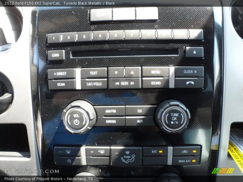 Controls of 2012 F150 FX2 SuperCab