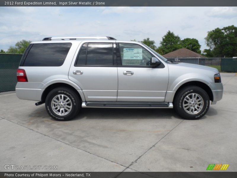 Ingot Silver Metallic / Stone 2012 Ford Expedition Limited