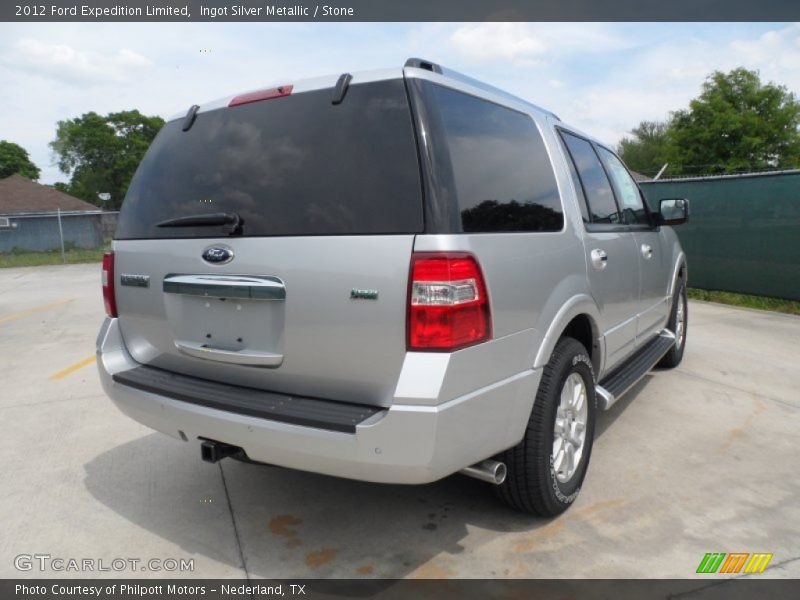 Ingot Silver Metallic / Stone 2012 Ford Expedition Limited