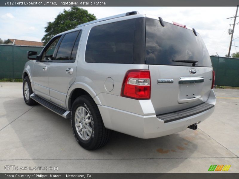 Ingot Silver Metallic / Stone 2012 Ford Expedition Limited