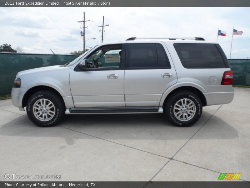 Ingot Silver Metallic / Stone 2012 Ford Expedition Limited