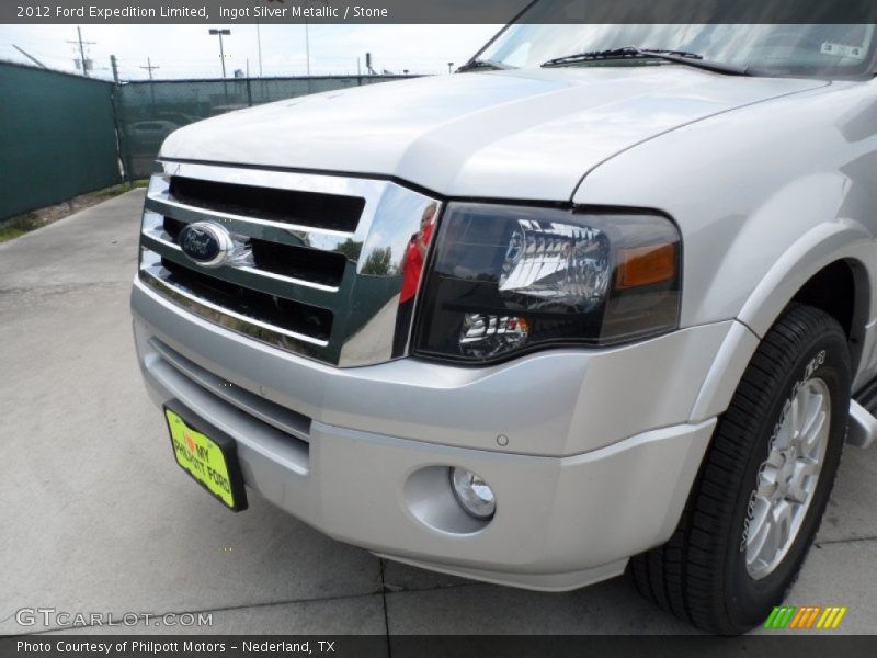 Ingot Silver Metallic / Stone 2012 Ford Expedition Limited
