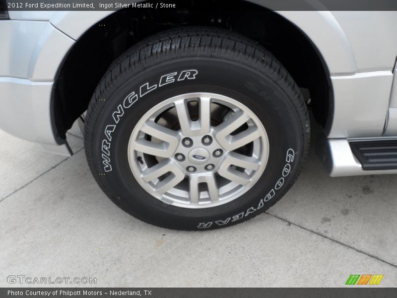 Ingot Silver Metallic / Stone 2012 Ford Expedition Limited