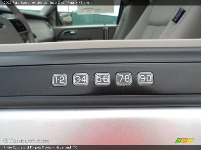 Ingot Silver Metallic / Stone 2012 Ford Expedition Limited
