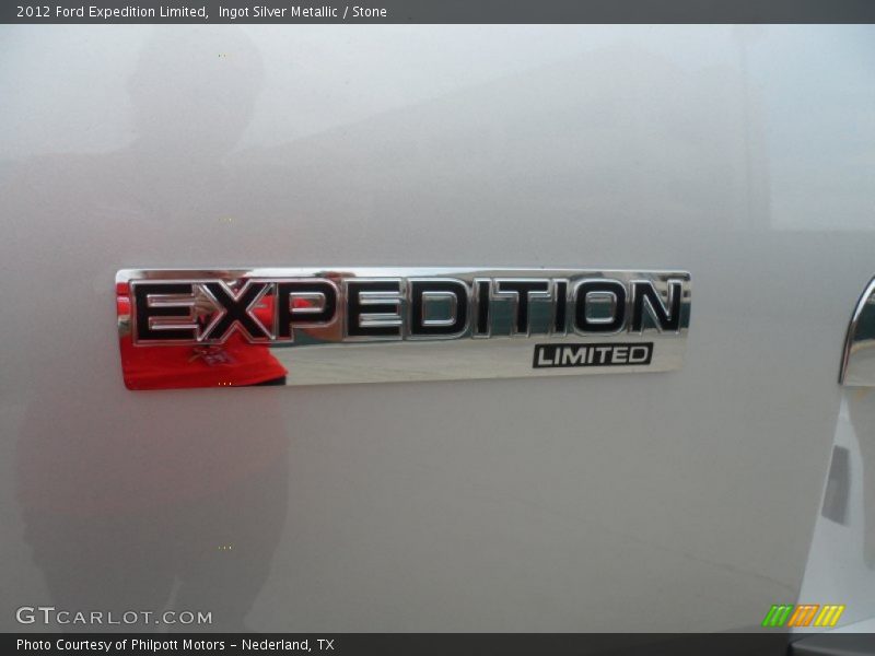 Ingot Silver Metallic / Stone 2012 Ford Expedition Limited