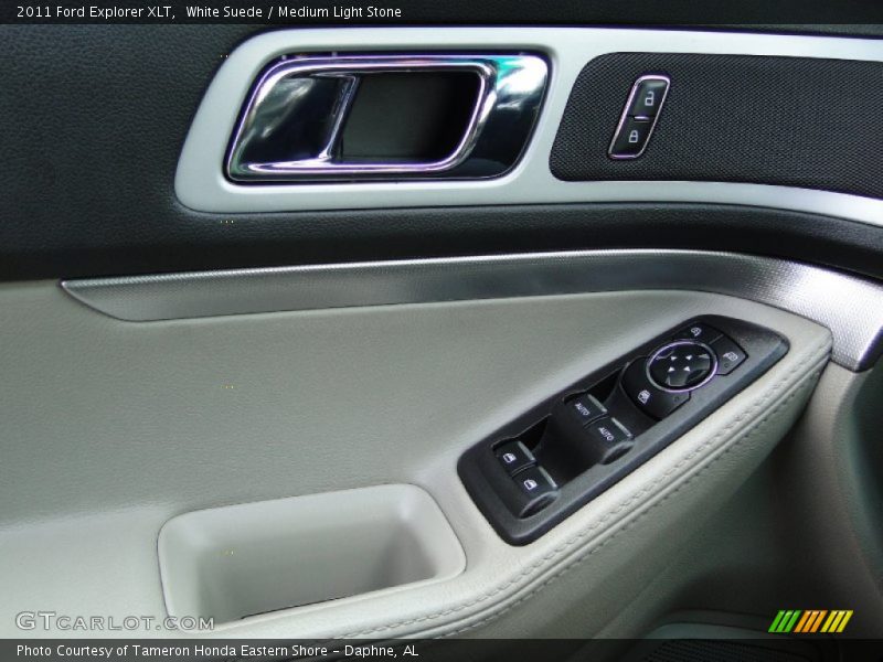 White Suede / Medium Light Stone 2011 Ford Explorer XLT