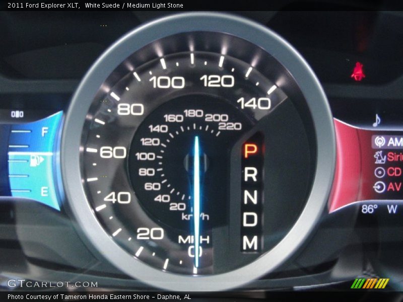 White Suede / Medium Light Stone 2011 Ford Explorer XLT