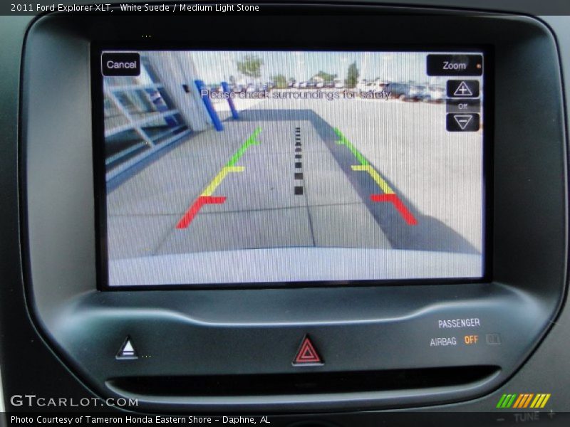 White Suede / Medium Light Stone 2011 Ford Explorer XLT