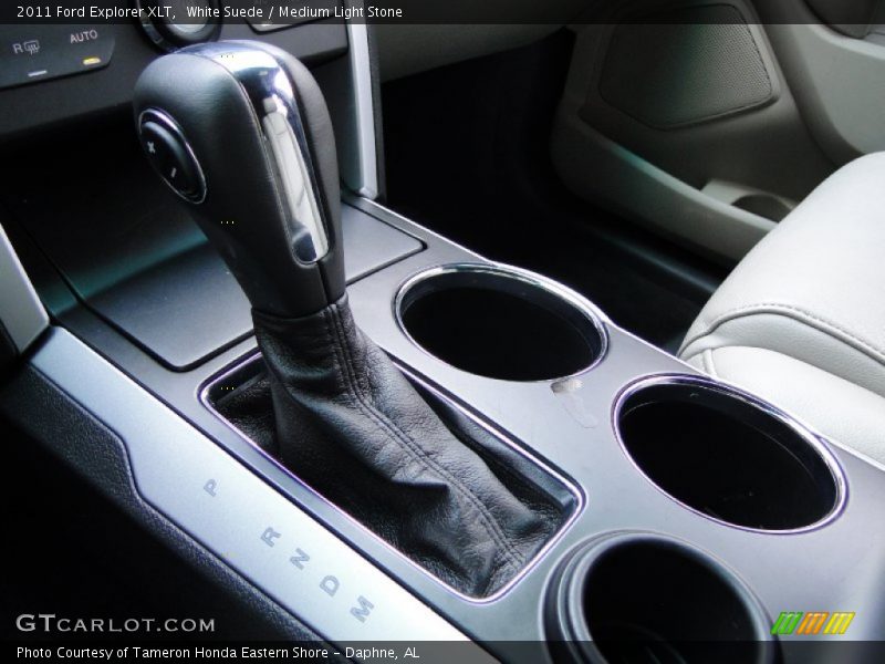 White Suede / Medium Light Stone 2011 Ford Explorer XLT