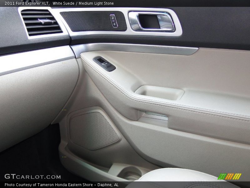 White Suede / Medium Light Stone 2011 Ford Explorer XLT