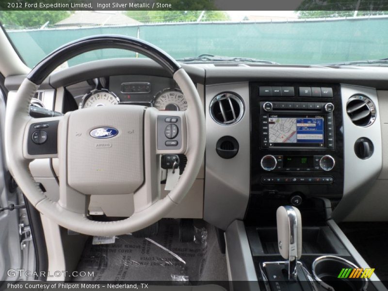 Ingot Silver Metallic / Stone 2012 Ford Expedition Limited