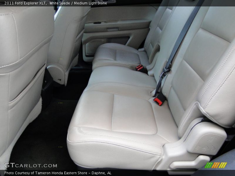 White Suede / Medium Light Stone 2011 Ford Explorer XLT