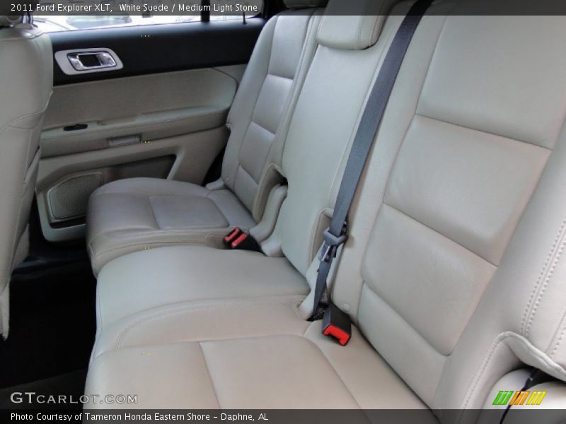 White Suede / Medium Light Stone 2011 Ford Explorer XLT