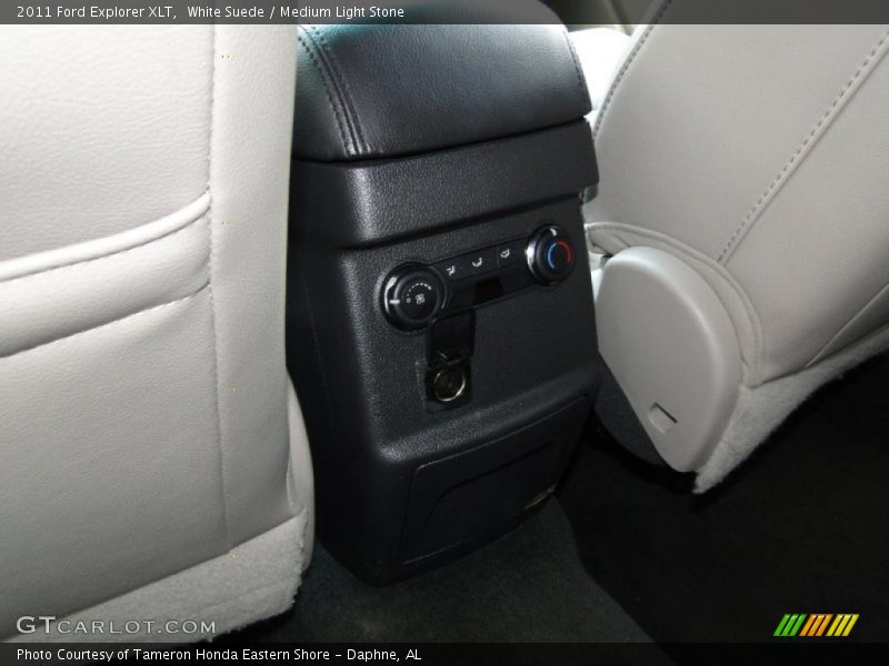 White Suede / Medium Light Stone 2011 Ford Explorer XLT