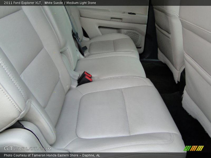 White Suede / Medium Light Stone 2011 Ford Explorer XLT