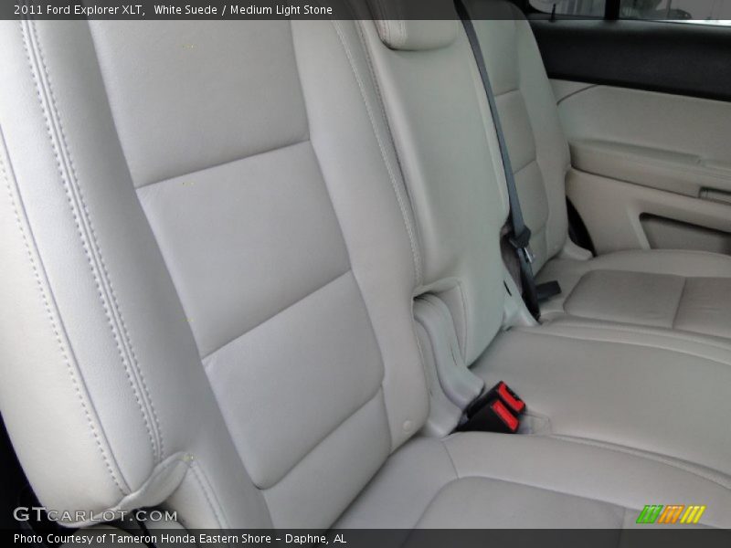 White Suede / Medium Light Stone 2011 Ford Explorer XLT