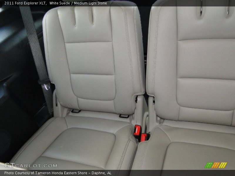 White Suede / Medium Light Stone 2011 Ford Explorer XLT