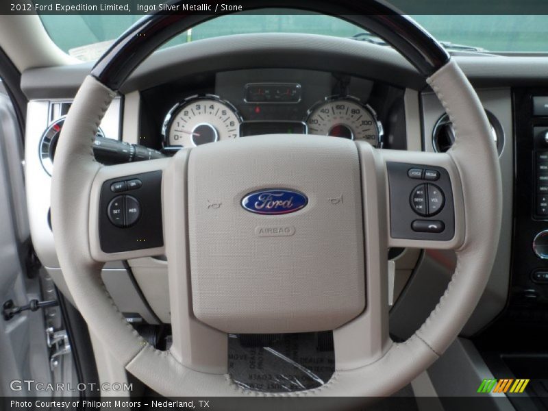 Ingot Silver Metallic / Stone 2012 Ford Expedition Limited
