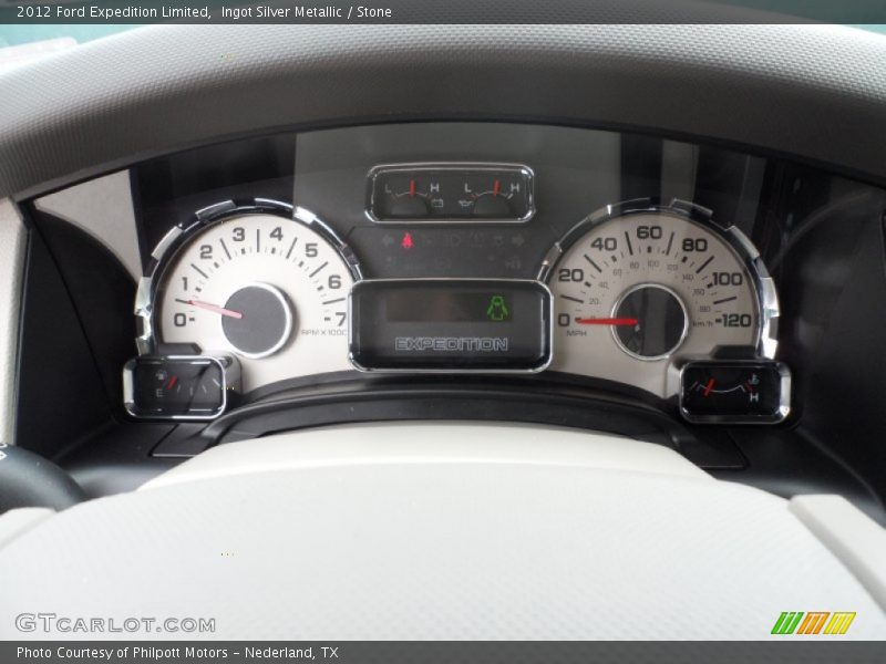 Ingot Silver Metallic / Stone 2012 Ford Expedition Limited