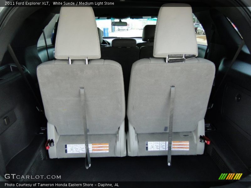 White Suede / Medium Light Stone 2011 Ford Explorer XLT