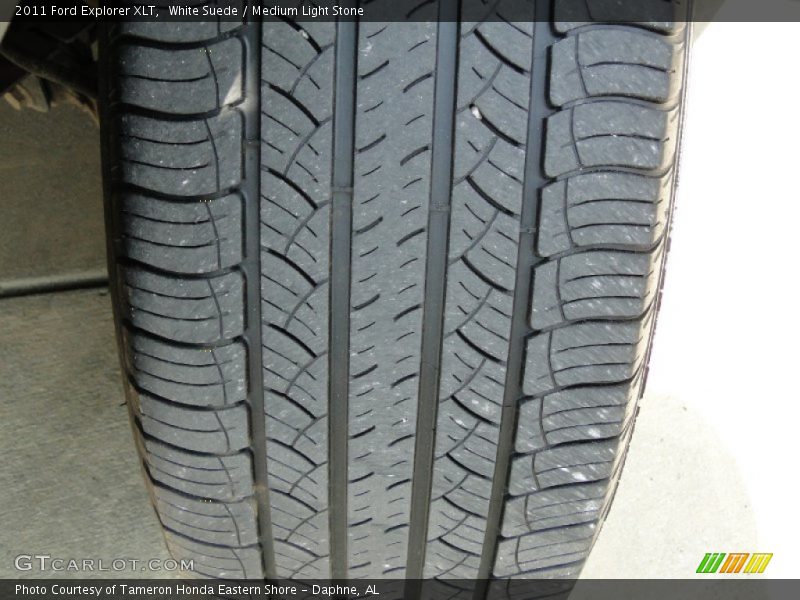 White Suede / Medium Light Stone 2011 Ford Explorer XLT