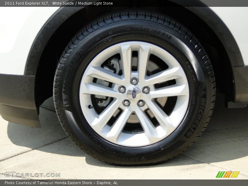 White Suede / Medium Light Stone 2011 Ford Explorer XLT