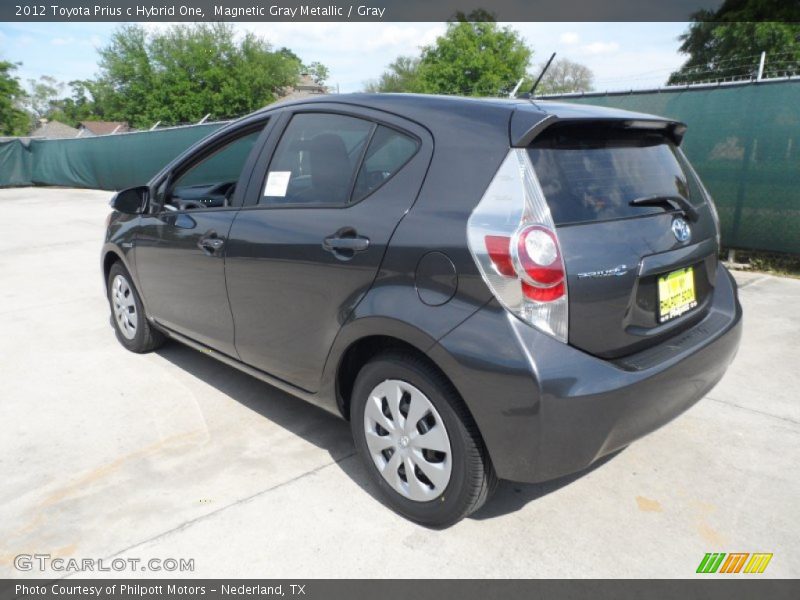 Magnetic Gray Metallic / Gray 2012 Toyota Prius c Hybrid One