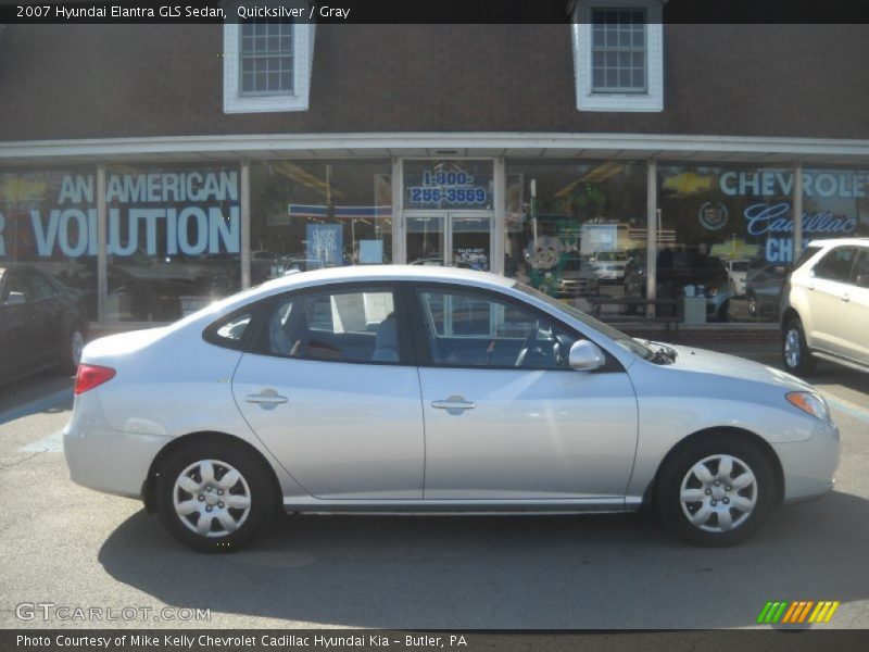 Quicksilver / Gray 2007 Hyundai Elantra GLS Sedan